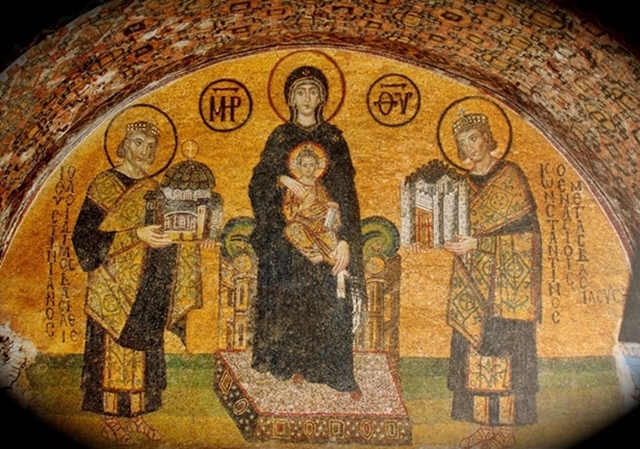 Mosaic from Hagia Sophia Mosaic from Hagia Sophia